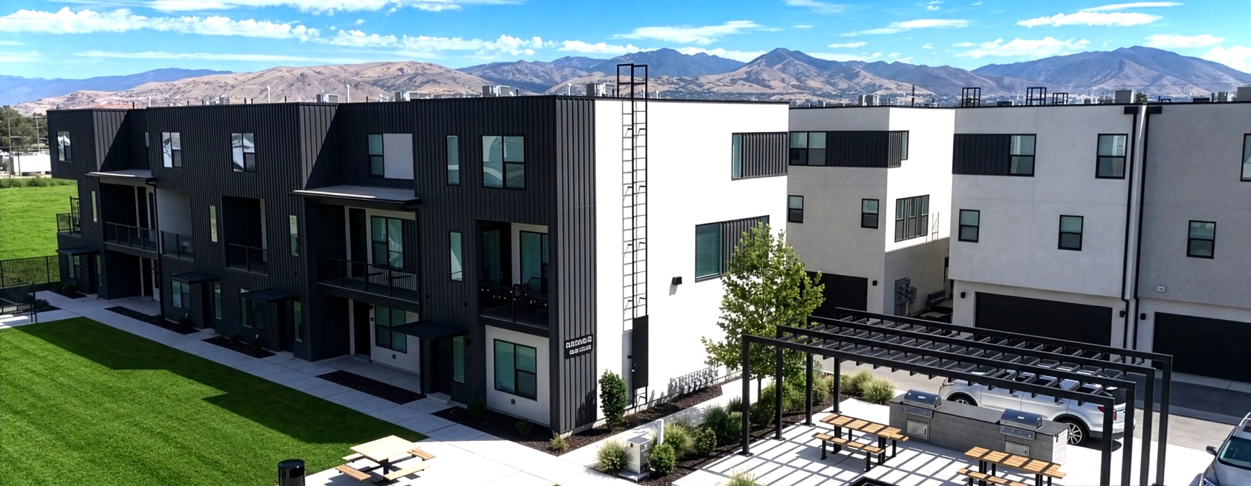 an apartment building
